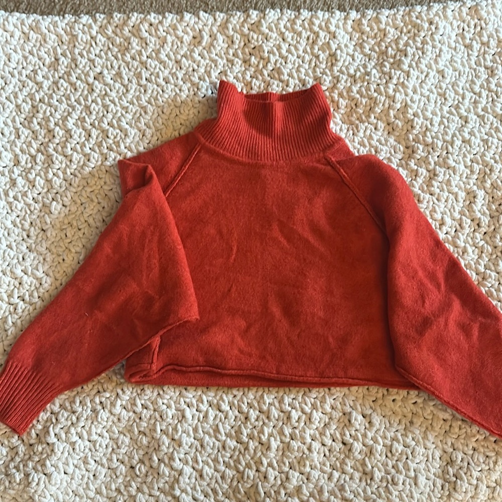 Urban Outfitters Orange Turtle Neck Sweater